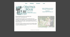 Desktop Screenshot of hastingshouseweddings.com